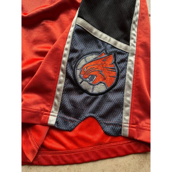 Charlotte Bobcats 2004-09 ADIDAS shorts Authentic 38 XL pants orange NBA vtg - Picture 13 of 13